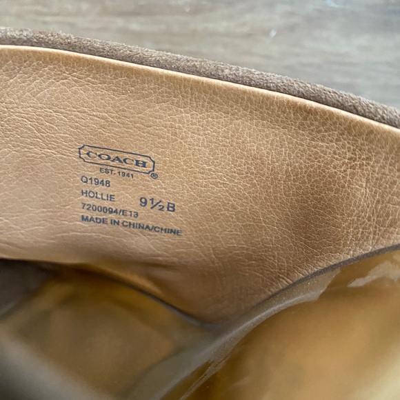 Coach suede Hollie shoes - Picture 5 of 5
